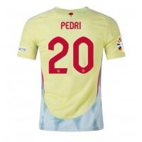 Spain Pedri Gonzalez #20 Replica Away Shirt Euro 2024 Short Sleeve